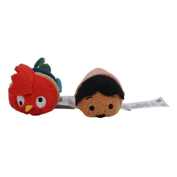 Disney Tsum Tsum Mini Plush Set – Hei Hei (Moana) & Hector (Coco) – 3.5" Stackab - Picture 1 of 7